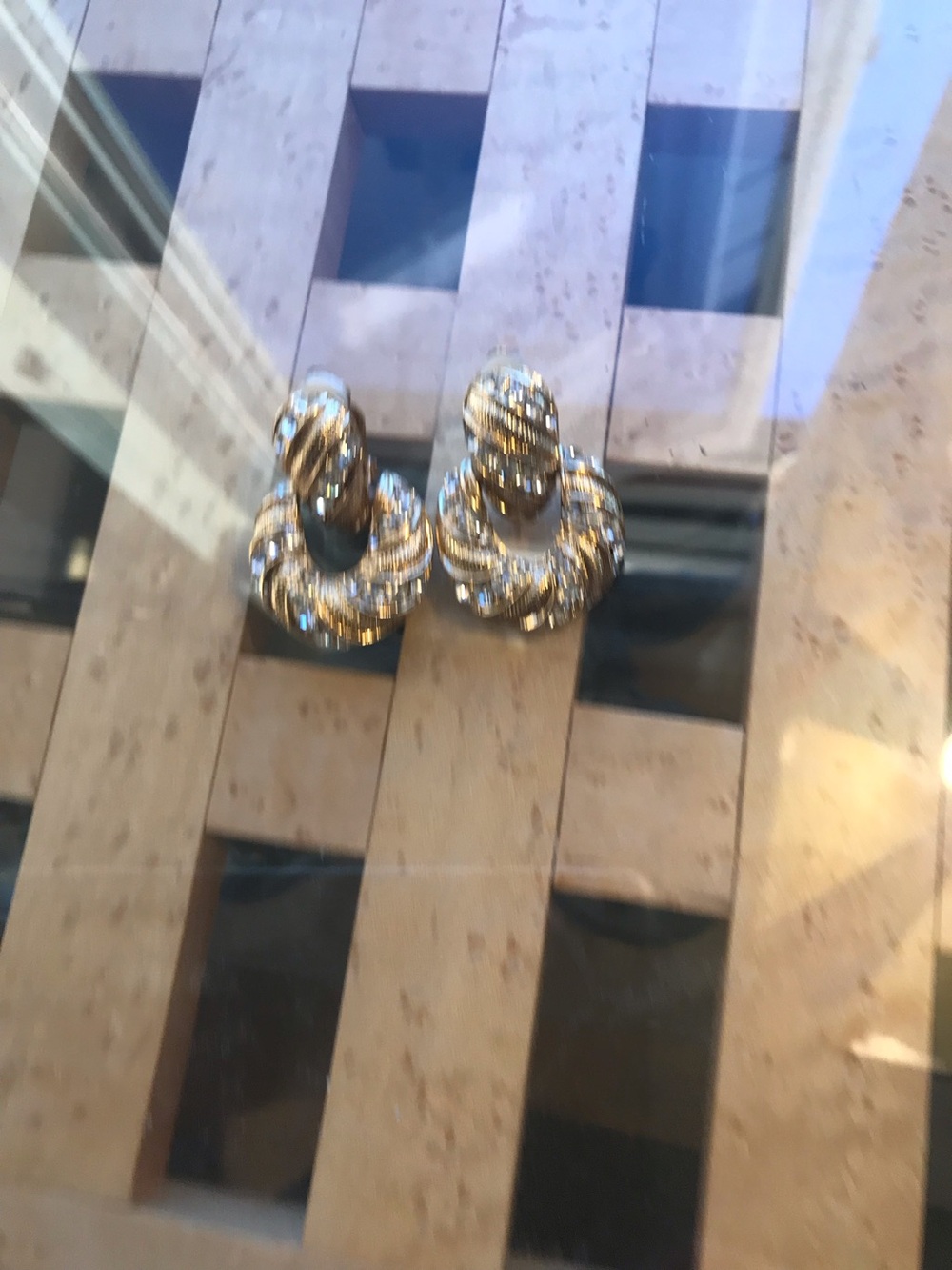 Gold Twisted Rope Clip-On Earrings